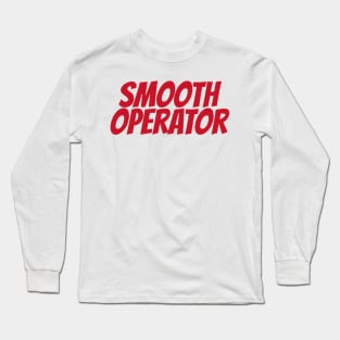 Carlos Sainz - Smooth Operator Red Long Sleeve T-Shirt